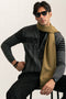 BLACK-TURTLE NECK ZIPPER FULL SLEEVES SWEATER (908-15)