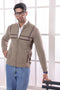 NL-BEIGE-TURTLE NECK ZIPPER FULL SLEEVES SWEATER (917-15)