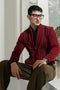 O-MAROON-TURTLE NECK ZIPPER FULL SLEEVES SWEATER (919-15)