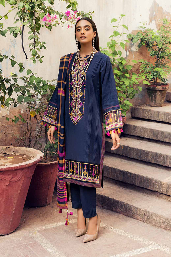 BLUE-DOBBY-3 PIECE (A2Z223P02)