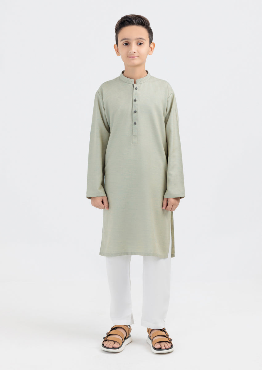 Bonanza Satrangi W-Sage-Blended-Kurta - (B25KU1001), view 1