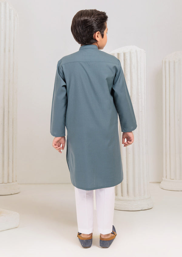 Aqua-Blended-Kurta - (B25KU1018)