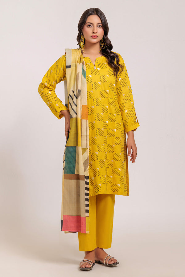 YELLOW-CAMBRIC-3 PIECE (BS1243P07)