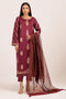 MAROON-SILK-3 PIECE (BS5243P18)