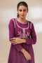 PURPLE-JACQUARD-1 PIECE (BSAS231P04)