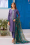 PURPLE-JACQUARD-3 PIECE (BSHS233P08)