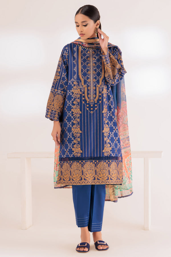 BLUE-JACQUARD-3 PIECE (BSSS233P09)
