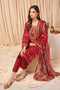 RED-BROSHIA JACQUARD-3 PIECE (C1S5243P07)