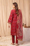 RED-BROSHIA JACQUARD-3 PIECE (C1S5243P07)