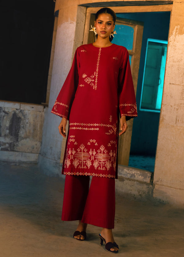 Carmine-Dyed Slub-3 Piece (WP3PSBW25B11D29)