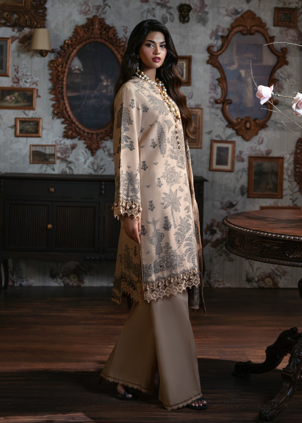 Brown-Jacquard-3 Pc (WUS25JD3058)