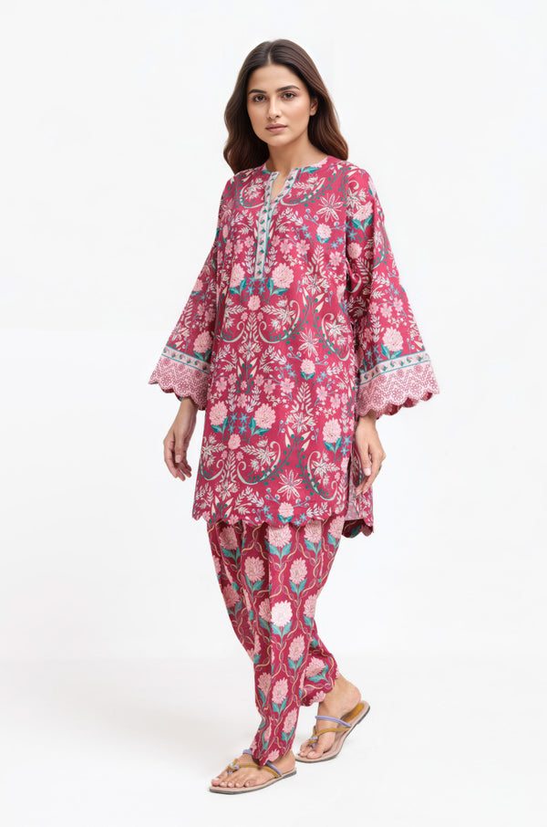 Maroon-Cross Hatch-2 Piece (WPSTPBW25B11D10)