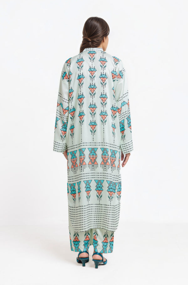 L-Green-Viscose-2 Piece (WPSTPBW25B9O14)