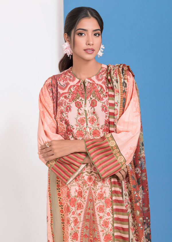 P-Pink-Lawn-3 Piece (WPS25P3070)