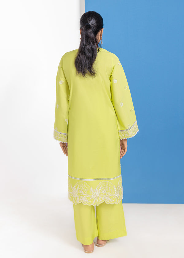 P-Green-Cotton Silk-2 Piece (WPS25SE2043)