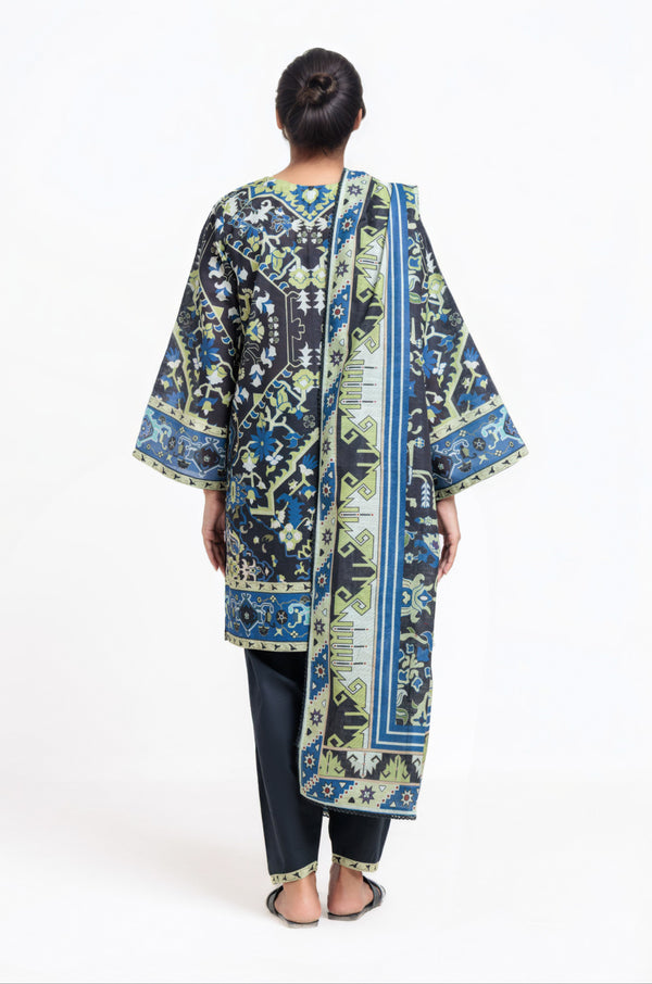 Black-Khaddar-3 Piece (WP3PPBW25B10N4)