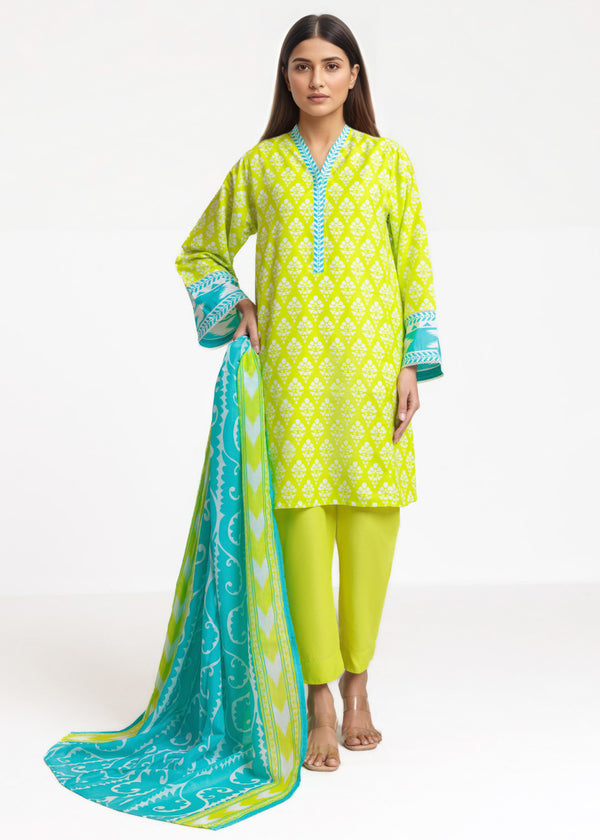 N-Green- Cotton-3 Piece (WUS25P3364P)