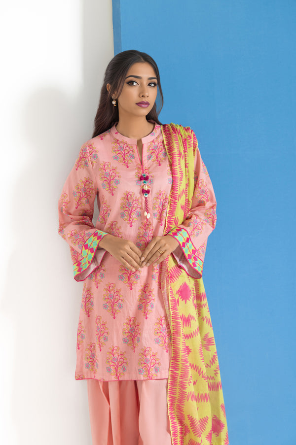 S-Pink-Lawn-3 Piece (WPS25P3075)