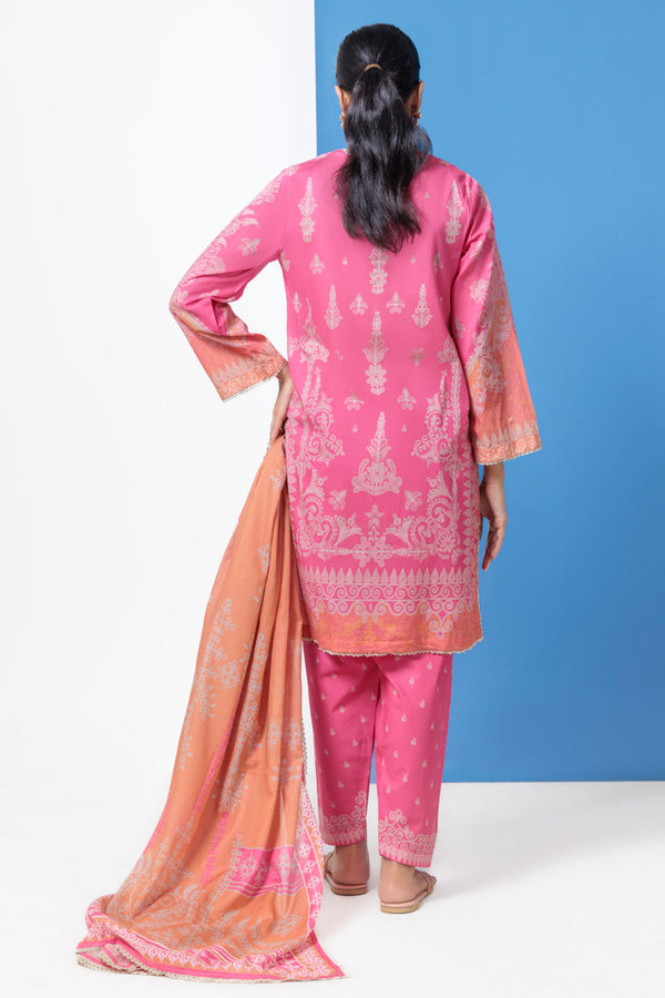 Pink-Lawn-3 Piece (WPS25P3040)
