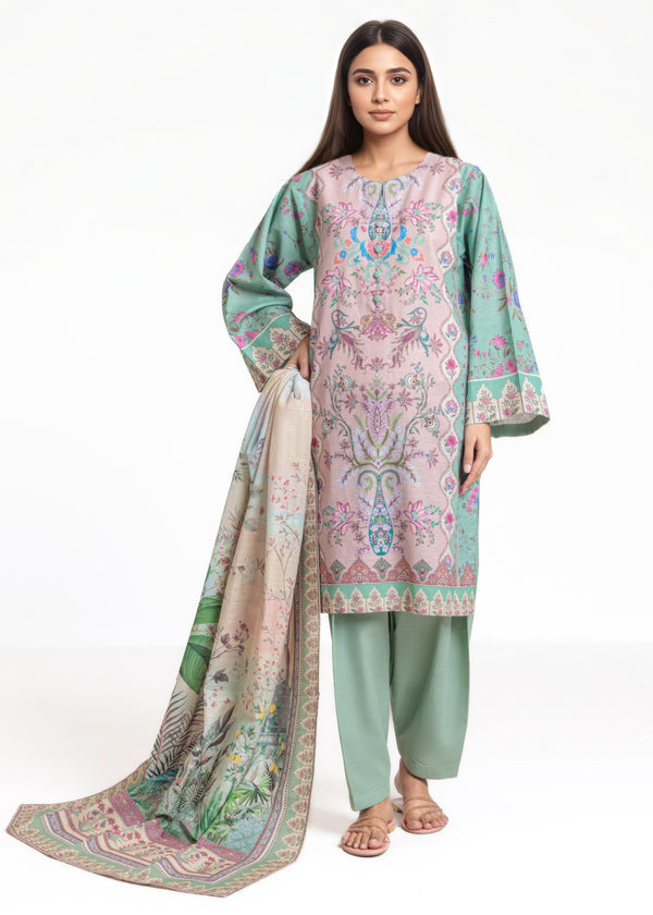 Sage-Khaddar-3 Piece (WP3PPBW25B9O2)