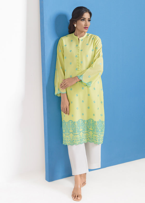 Lime-Cambric-1 Piece (WPS25SE1022)