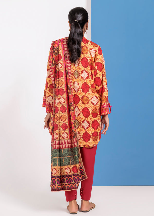 Maroon-Lawn-3 Piece (WPS25P3097)