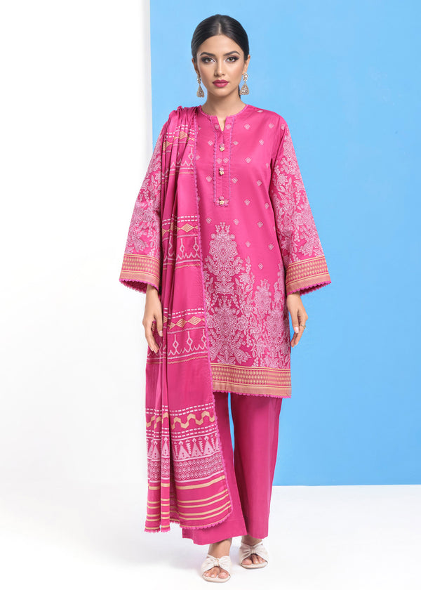 Pink-Jacquard-3 Piece (WPS25JD3064)
