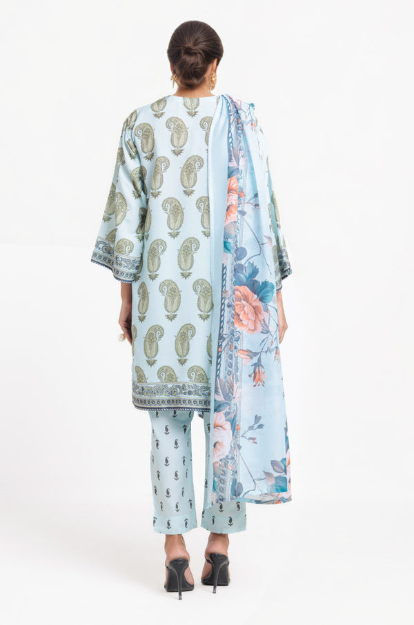 L-Blue- Cotton-3 Piece (WU3PPBS25SO6J36P)