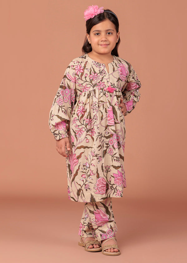 Beige-Lawn-2 Piece (GP2PPBS26BG1F20)