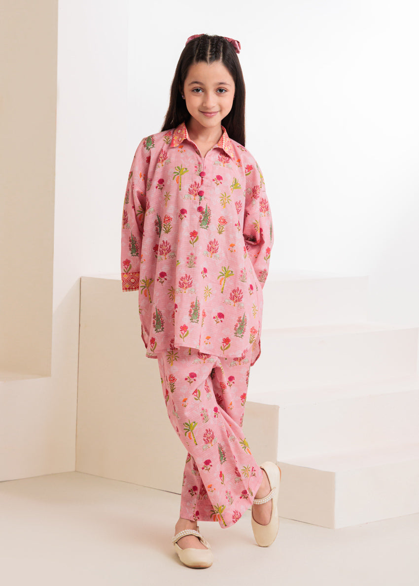 Bonanza Satrangi Pink-Dobby-Lawn-2 Piece (GP2PPBS26BG3A10), view 1