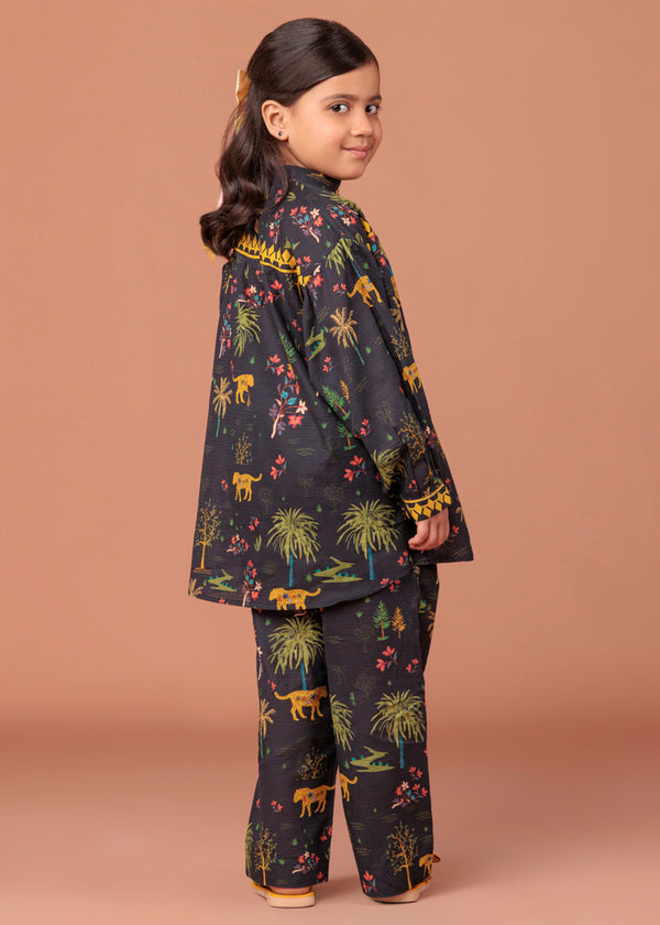 Blue-Dobby-Lawn-2 Piece (GP2PPBS26BG3A12)