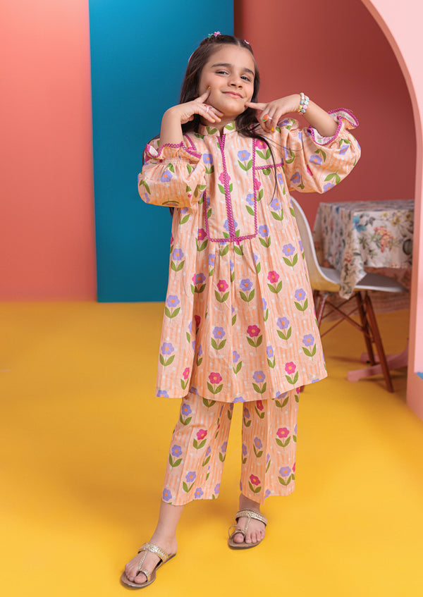 Peach-Cambric-2 Piece (GPS25P2009)