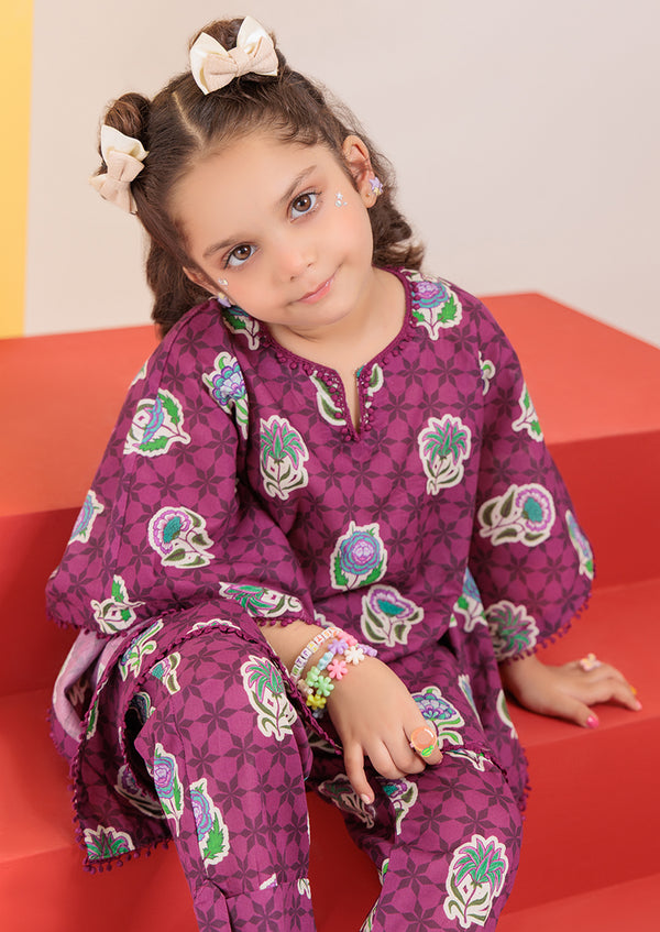 Purple-Cambric-2 Piece (GPS25P2023)