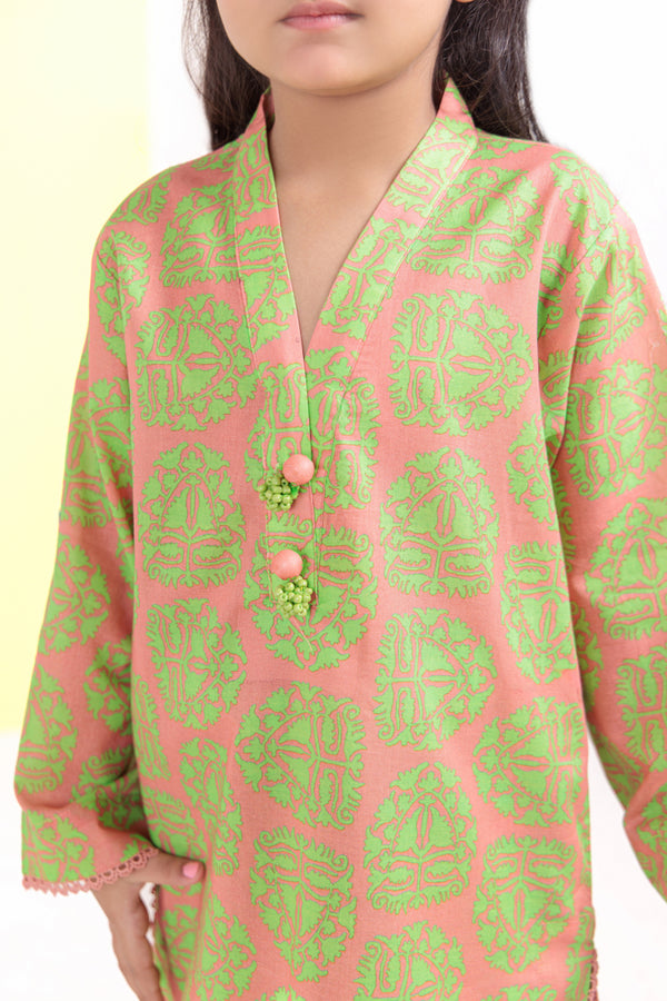 P-Pink-Cambric-2 Piece (GPS25P2042)