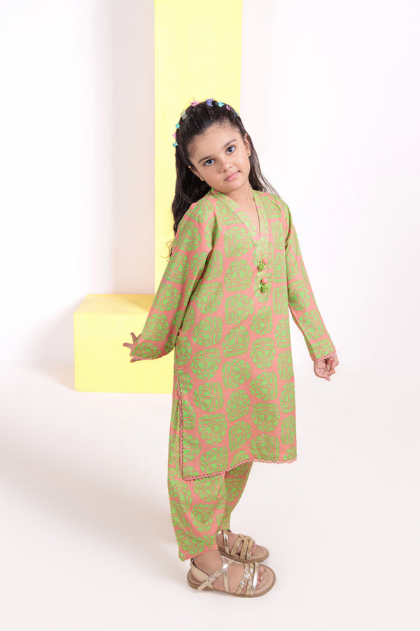 P-Pink-Cambric-2 Piece (GPS25P2042)