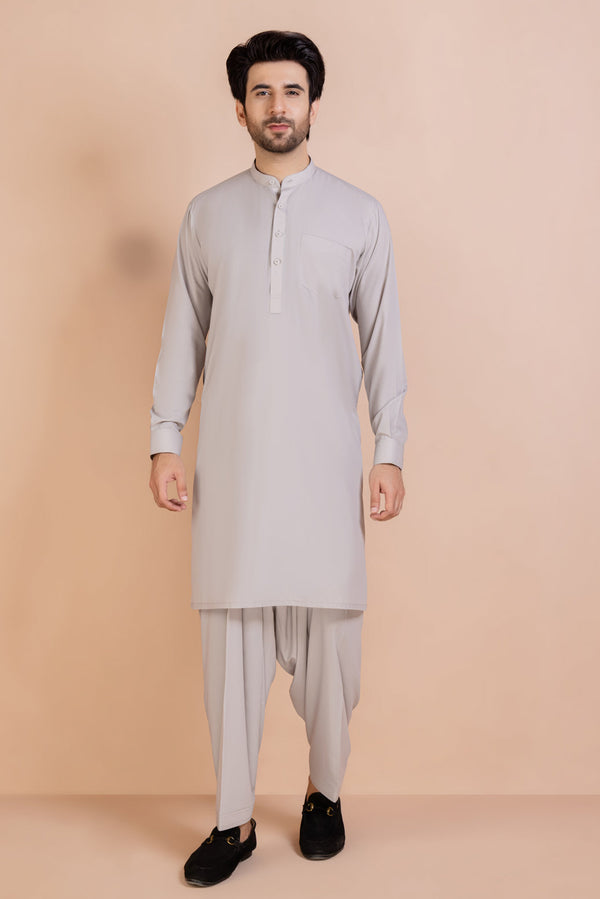 HARBOR GRAY-BLENDED-SHALWAR SUIT (GSBB22-004)