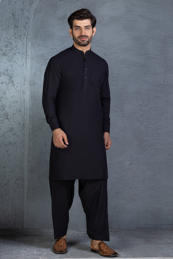 BLACK-BLENDED-SHALWAR SUIT (GSBB22-008)