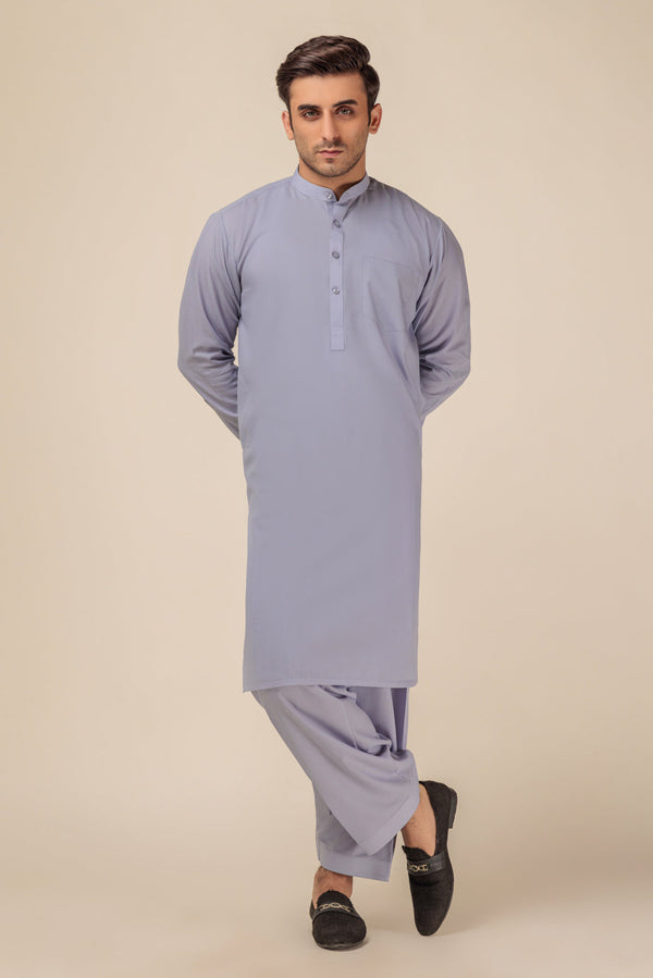 P-GREY-BLENDED-SHALWAR SUIT - (GSBR23-004)