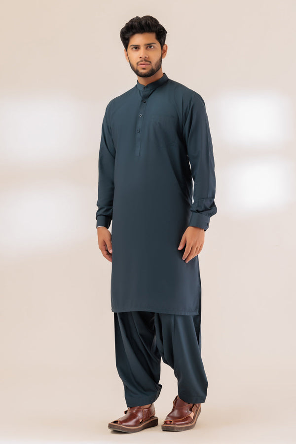ESPRESSO-BLENDED-SHALWAR SUIT - (GSBR23-007)