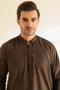 SLATE-BLENDED-SHALWAR SUIT - (GSBR24-004)