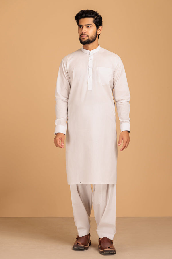 BEIGE-BLENDED-SHALWAR SUIT- (GSBS23-011)