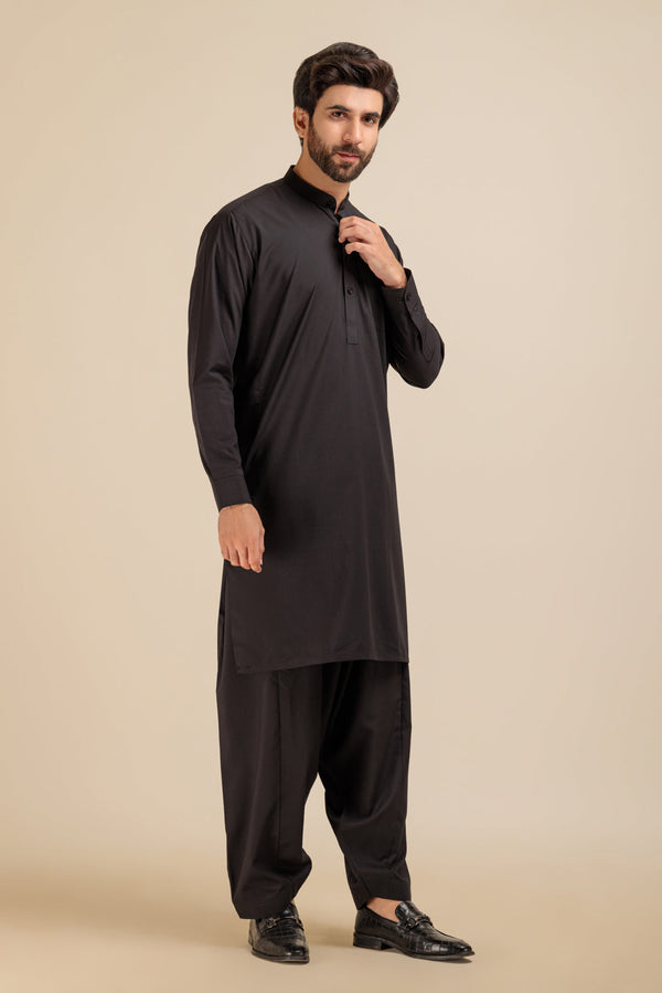 RAVEN-BLENDED-SHALWAR SUIT - (GSBS23-021)