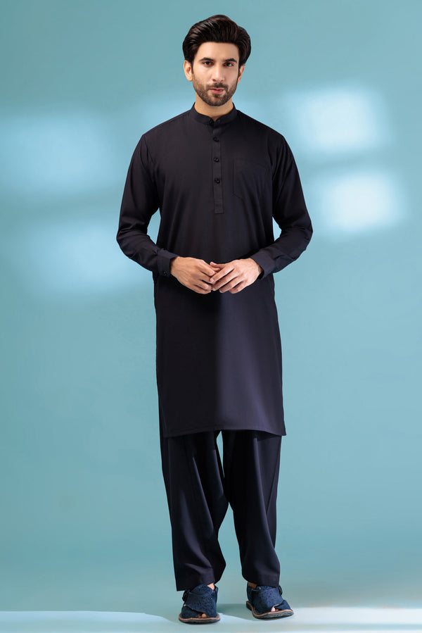 ICE-GREY-BLENDED-SHALWAR SUIT - (GSBS23-027)