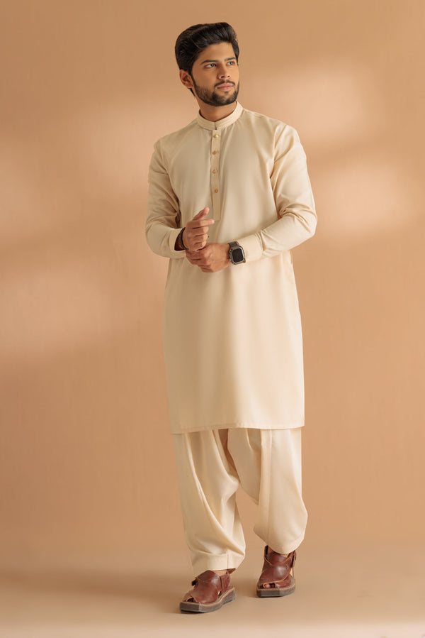 BUTTER-BLENDED-SHALWAR SUIT - (GSBS24-009)