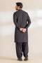 J-BLACK-BLENDED-SHALWAR SUIT - (GSBS24-011)