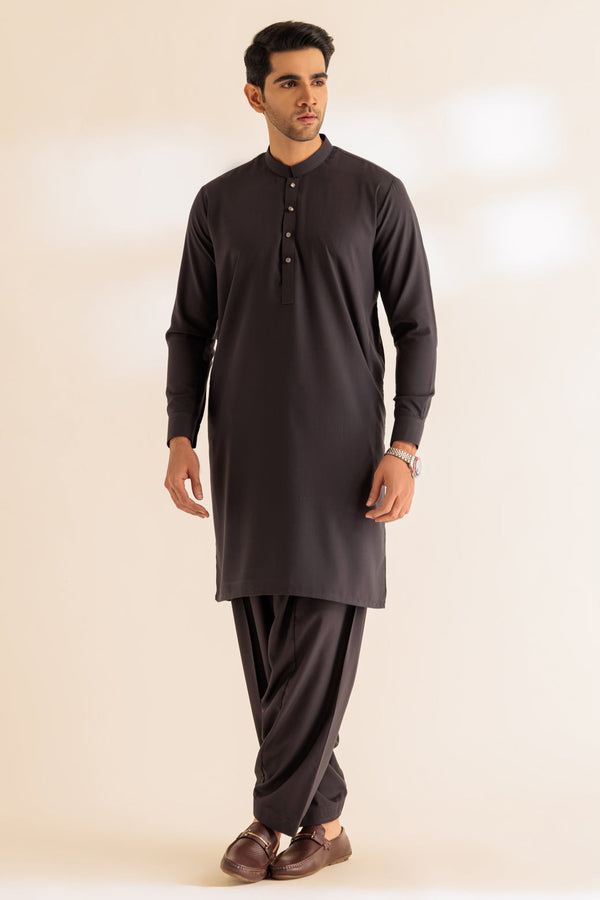 COAL-BLENDED-SHALWAR SUIT - (GSBS24-014)