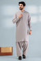 P-GREY-BLENDED-SHALWAR SUIT - (GSBS24-017)