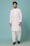 WHITE-BLENDED-SHALWAR SUIT - (GSBW23-011)