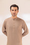 P-KHAKI-BLENDED-SHALWAR SUIT - (GSBW23-029)