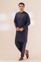 N-BLUE-BLENDED-SHALWAR SUIT - (GSBW23-033)